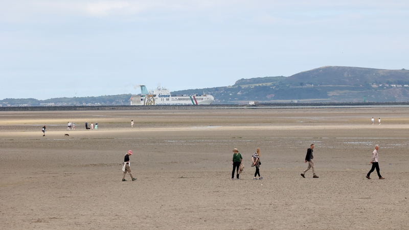 Sandymount strand in Dublin is one of 36 beaches where a warning about bathing water quality has been issued (pic: RollingNews.ie)