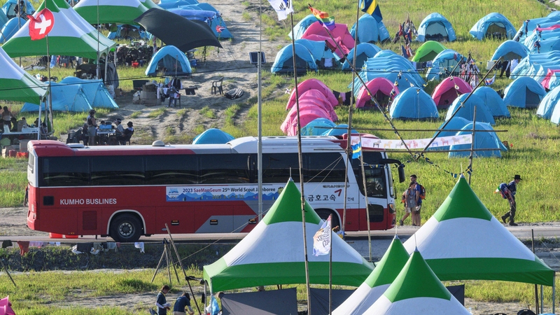 Scouting Ireland say its contingent is preparing to leave the campsite