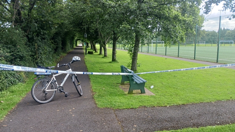 Park of the park in Longford town was sealed off by gardaí