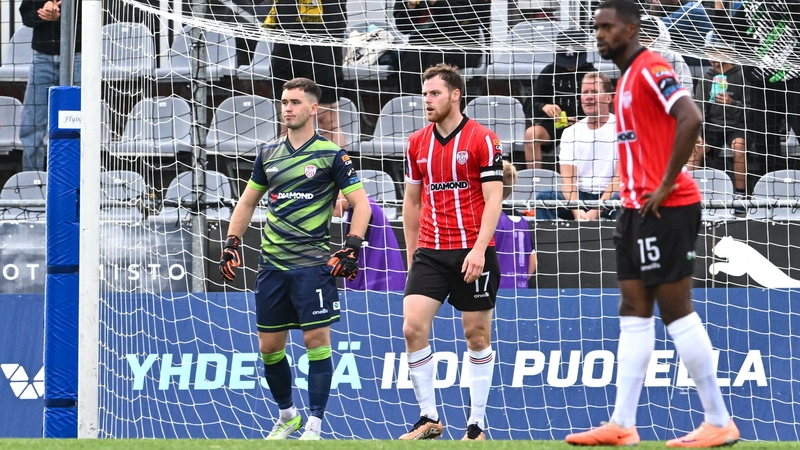 Derry City trio Brian Maher, Cameron McJannet, and Sadou Diallo were involved in getting past KuPS