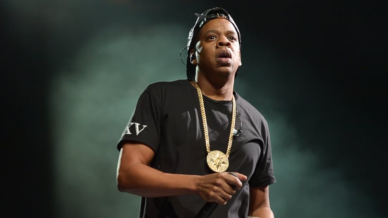 Jay Z performs on stage during his Magna Carter World Tour