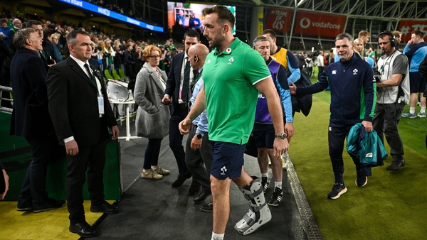 Conan suffered a foot injury in the first half of Ireland's win against Italy