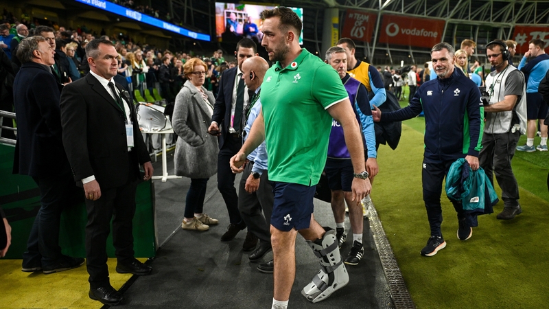 Conan suffered a foot injury in the first half of Ireland's win against Italy