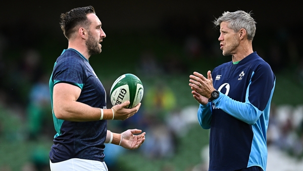 Conan (left) picked up a foot injury against Italy