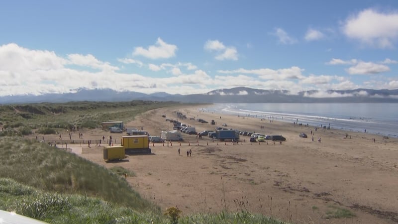 The man's body was discovered at Inch Beach this morning
