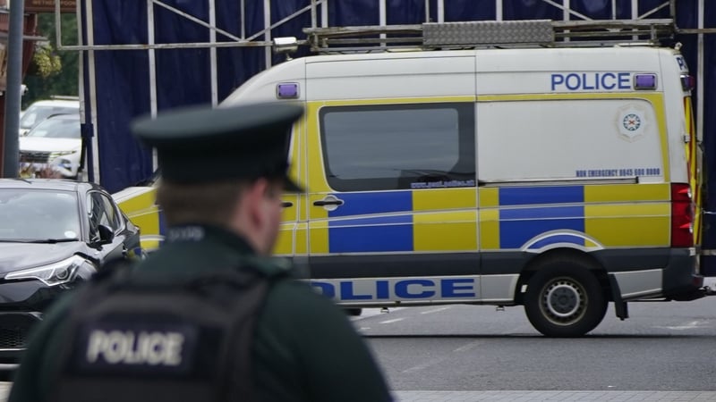 The scene in Carrickfergus after an eight-year-old girl died following a road crash