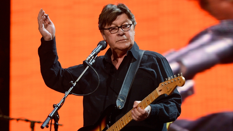 Robbie Robertson, seen here during the Crossroads Guitar Festival at Madison Square Garden, New York in April 2013