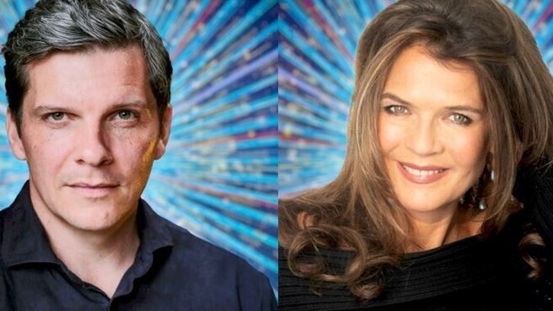 Nigel Harman and Annabel Croft