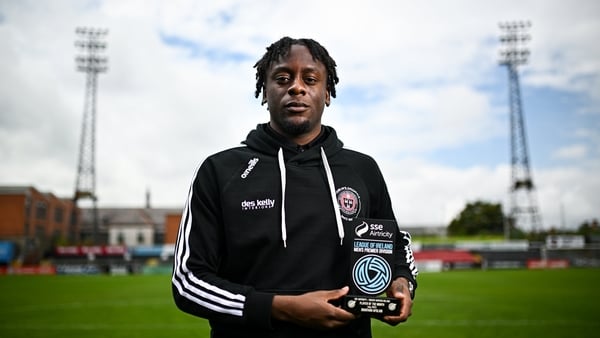 Jonathan Afolabi is closing on the leading goalscorer Chris Forrester
