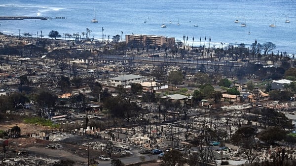Authorities say 80% of the seaside town of Lahaina is gone