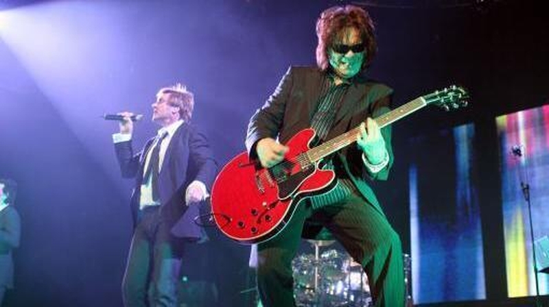 Simon Le Bon, and Andy Taylor of Duran Duran performing at GM Place in Vancouver in March 2005. Picture: PA
