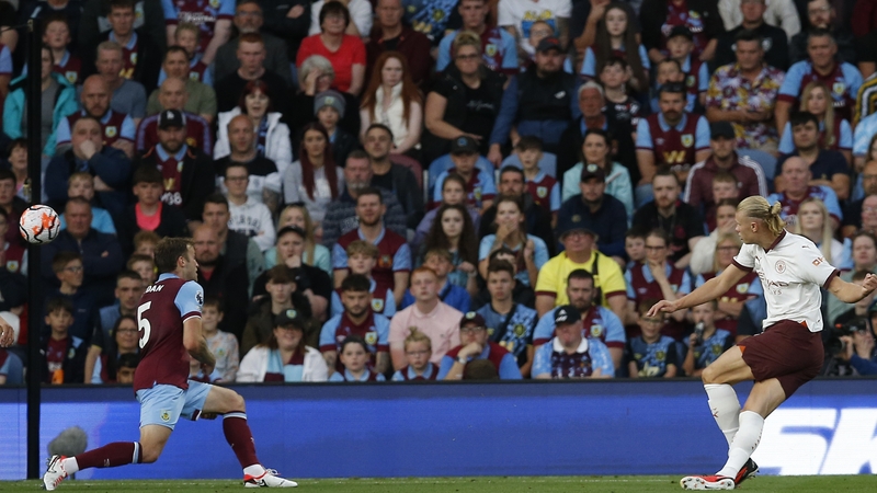 Erling Haaland fires in City's second