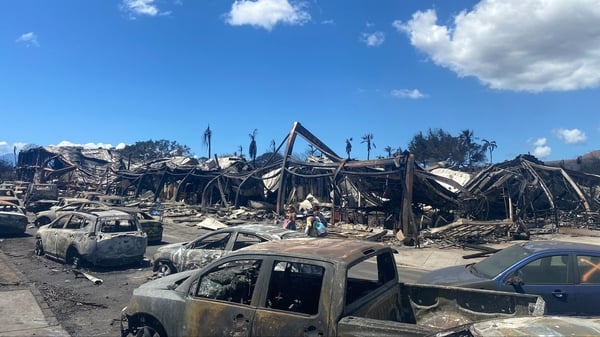 The wildfires caused widespread damage throughout Maui island