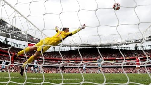 Bukayo Saka scores for the Gunners
