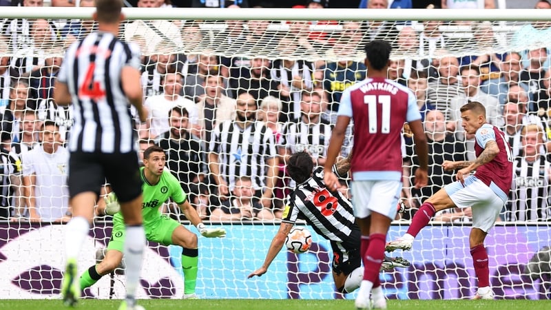 Sandro Tonali finds the net on his Premier League debut