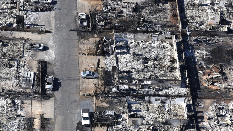 At least 2,200 buildings were destroyed in the fire of which 86% were residential