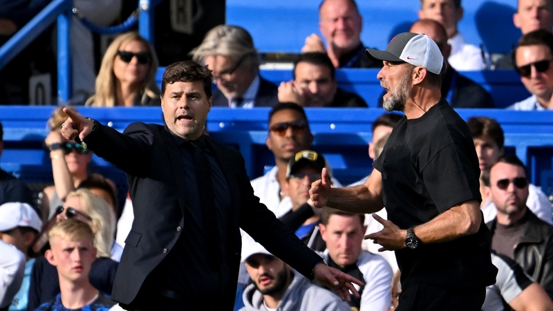 It was Marico Pochettino against Jurgen Klopp on the sideline at Stamford Bridge