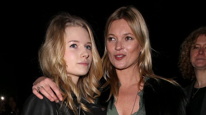 Lottie Moss (left) with her sister Kate Moss in London in February 2014 - "I love her. She's my sister, but we're just not close. It is what it is"