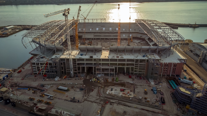 The death at Bramley Moore Dock occurred on Monday afternoon