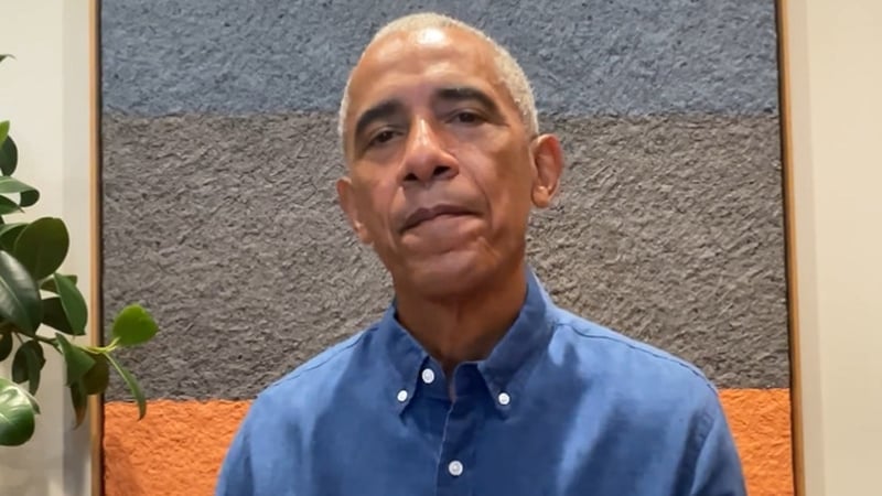 Former US president Barack Obama said efforts needed to be "stepped up" and that thoughts and prayers "in a moment like this are not enough" Screengrab: Barack Obama/X