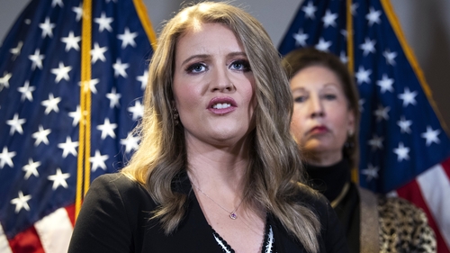 Jenna Ellis and Sidney Powell (right) are among those facing criminal charges
