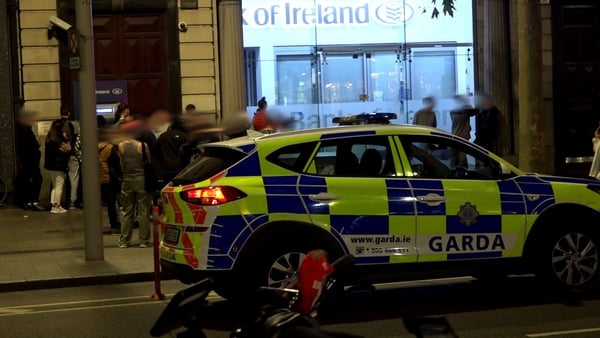 An Garda Síochána said decisions to send gardaí to some ATMs were made locally on a 'case-by-case basis'