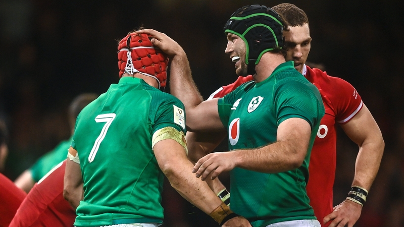 Josh van der Flier and Caelan Doris (r) have been in superb form for Ireland