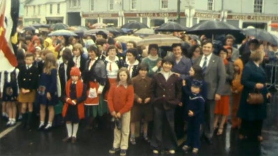 Celebrations in the Mayo town of Westport as it is twinned with Plougastel (Plougastel-Daoulas), Br…