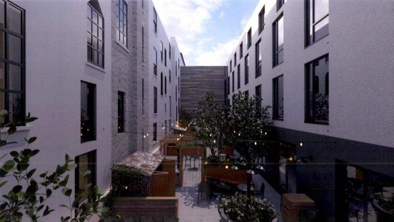 Image of proposed sound barrier