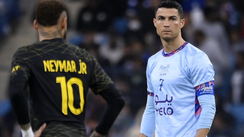 Neymar and Ronaldo in an exhibition game back in January