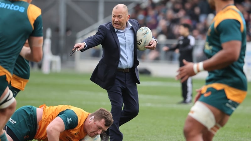 Eddie Jones lost patience with questions about his World Cup squad named last week and the manner of his communications with long-time captain Michael Hooper and out-half Quade Cooper
