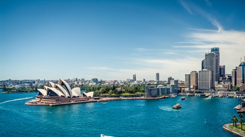 The shark attacked as the woman swam off a wharf at Elizabeth Bay, less than 2km from Sydney Opera House