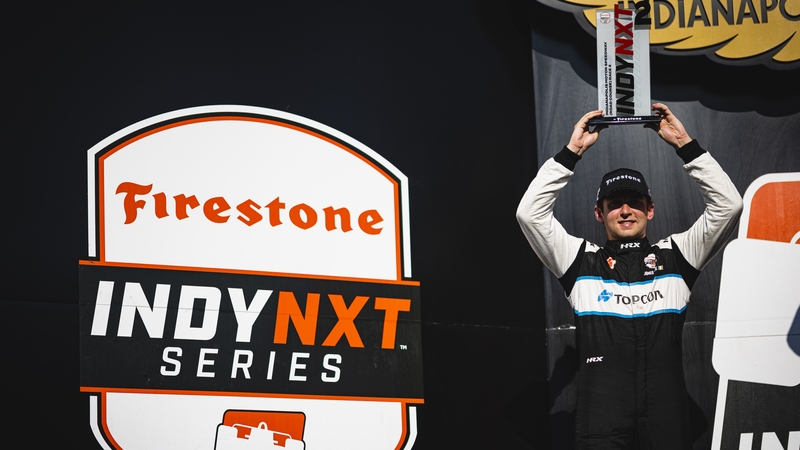 James Roe was able to celebrate a first podium finish