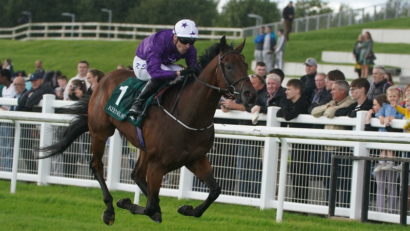 Bucanero Fuerte ridden by Kevin Stott on the way to winning the Keeneland Phoenix Stakes (Group 1) at the Curragh in August