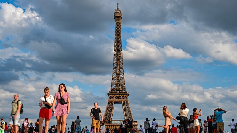The Eiffel Tower is 300 metres high in central Paris