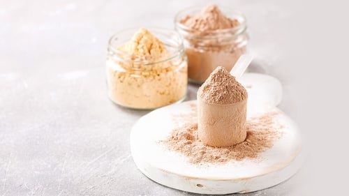 'Whey proteins were originally regarded as a waste material with little value, though it is used extensively by athletes and others to help with building muscle'. Photo: Teagasc