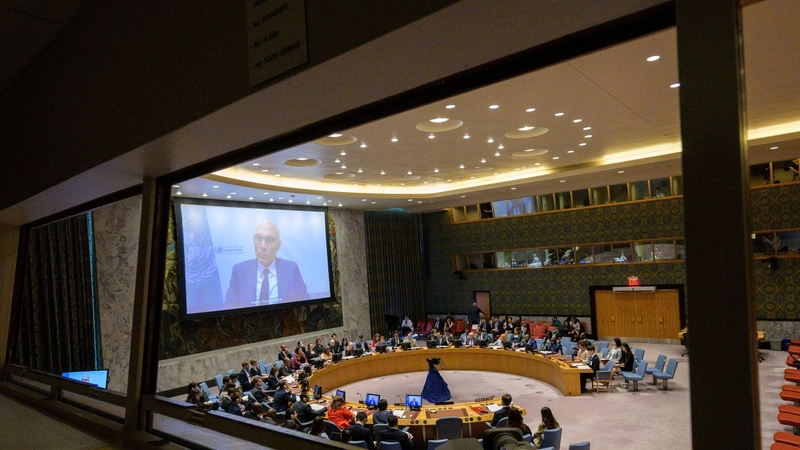 UN High Commissioner for Human Rights Volker Turk said "rule-by-gun has no place in today's world'