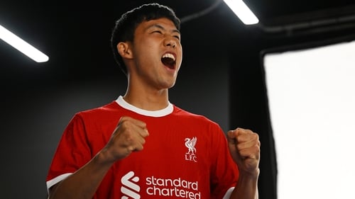 Wataru Endo is the third arrival in the transfer window for Liverpool