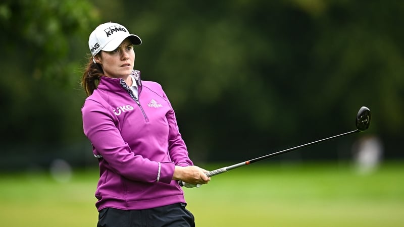 Leona Maguire in action on day two