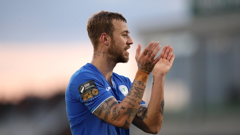 Ryan Flood scored twice at Finn Park