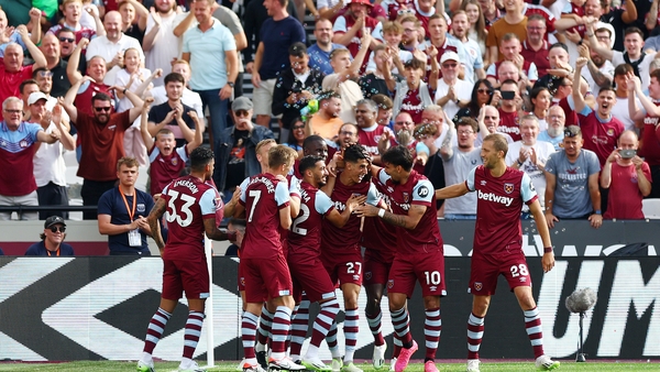 West Ham have moved to the top of the Premier League