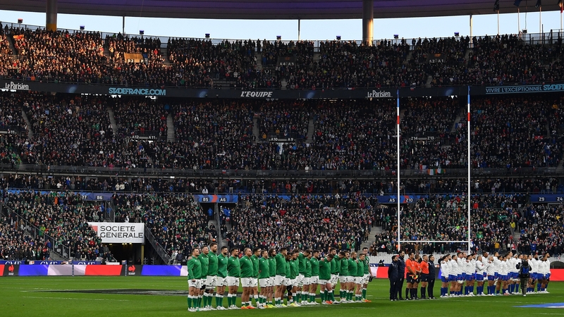 Ireland's Stade de France clash with South Africa is live on RTÉ