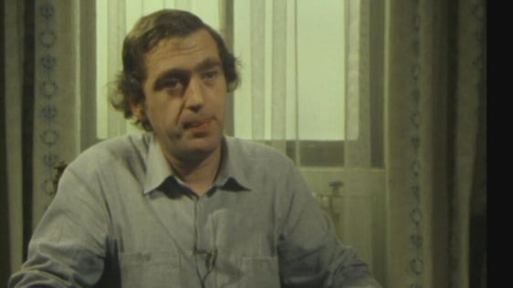 Niall Quinn receives Brendan Behan Memorial Fellowship, 1983