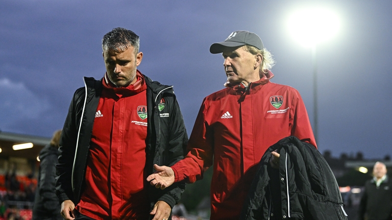 Richie Holland (left) is the new man in charge of the first team as Liam Buckley steps aside