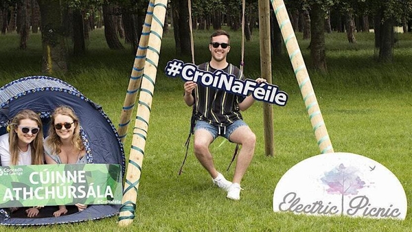 Láthair champála Gaeilge agus stáitse Gaelach ag Electric Picnic