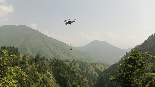 The Pakistan army mounted a rescue operation