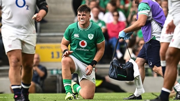 Sheehan suffered a foot injury in the first half of Saturday's win