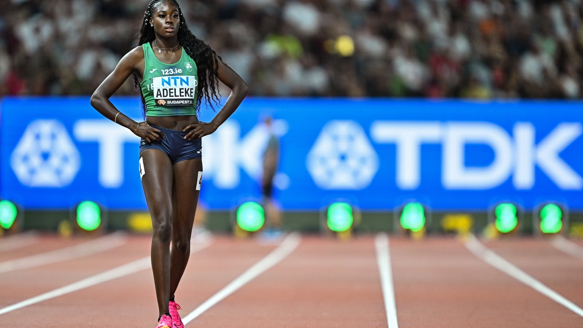 Rashidat Adeleke at the World Athletic Championships