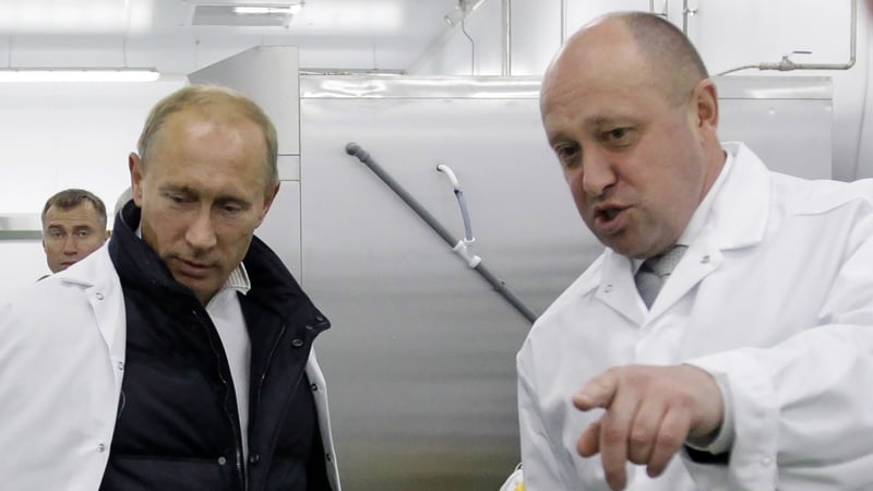Vladimir Putin and Yevgeny Prigozhin pictured together in 2010