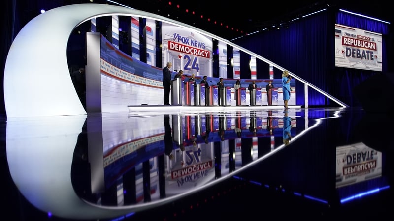 The first Republican presidential debate went ahead with Donald Trump